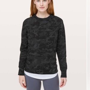 Lululemon Camo Scuba Crew Sweatshirt- 6